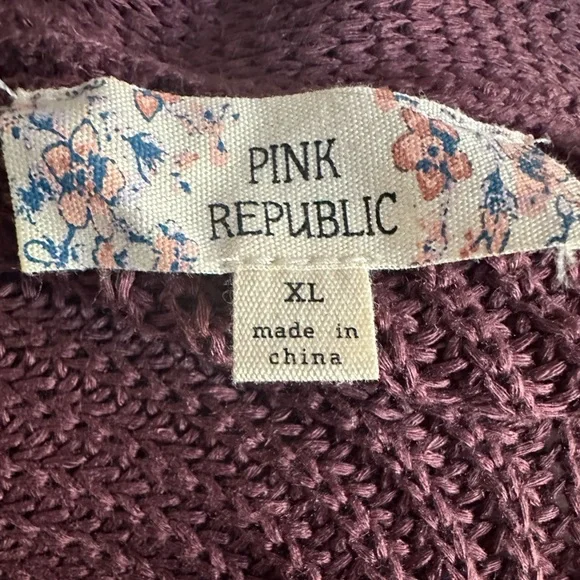 Junior’s dark purple cardigan - Picture 3 of 4